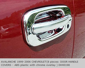 door handle covers 2002 to 2006 chevy avalanche